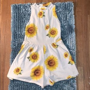 Sunflower romper